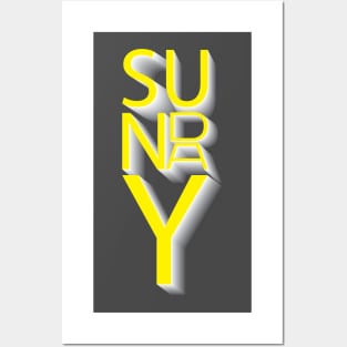 Sunday Vibes - Trendy Text Shirt Designs for Casual Days! Posters and Art